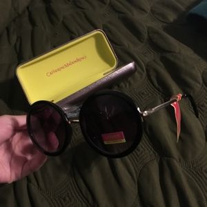 Brand new Catherine Malandrino oval sunglasses